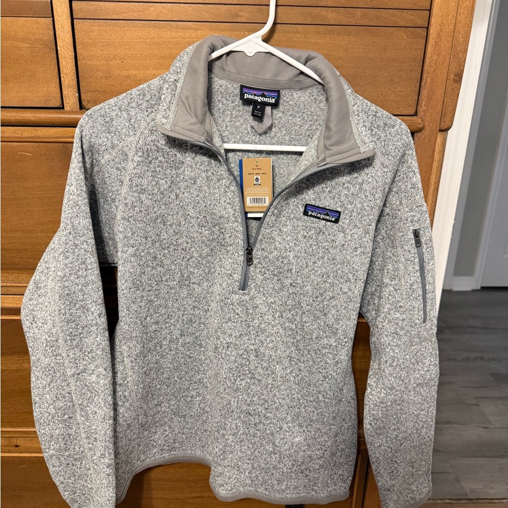Brand New Patagonia Gray Quarter-Zip Sweatshirt